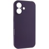 Чохол Silk Full Camera Protective (AA) NO LOGO для Apple iPhone 17 (6.3") Фіолетовий / Elderberry