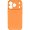 Чохол Silk Full Camera Protective (AA) NO LOGO для Apple iPhone 17 Pro (6.3") Помаранчевий / Orange