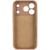 Чохол Silk Full Camera Protective (AA) NO LOGO для Apple iPhone 17 Pro (6.3") Бежевий / Desert Gold