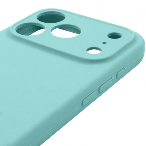 Чохол Silk Full Camera Protective (AA) NO LOGO для Apple iPhone 17 Pro (6.3") Бірюзовий / Marine Green Чохол Silk Full Camera Protective (AA) NO LOGO для Apple iPhone 17 Pro (6.3") Бірюзовий / Marine Green
