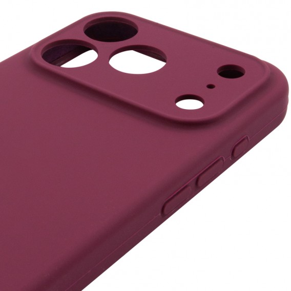 Чехол Silk Full Camera Protective (AA) NO LOGO для Apple iPhone 17 Pro (6.3") Бордовый / Plum Чехол Silk Full Camera Protective (AA) NO LOGO для Apple iPhone 17 Pro (6.3") Бордовый / Plum