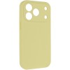 Чохол Silk Full Camera Protective (AA) NO LOGO для Apple iPhone 17 Pro (6.3") Жовтий / Mellow Yellow