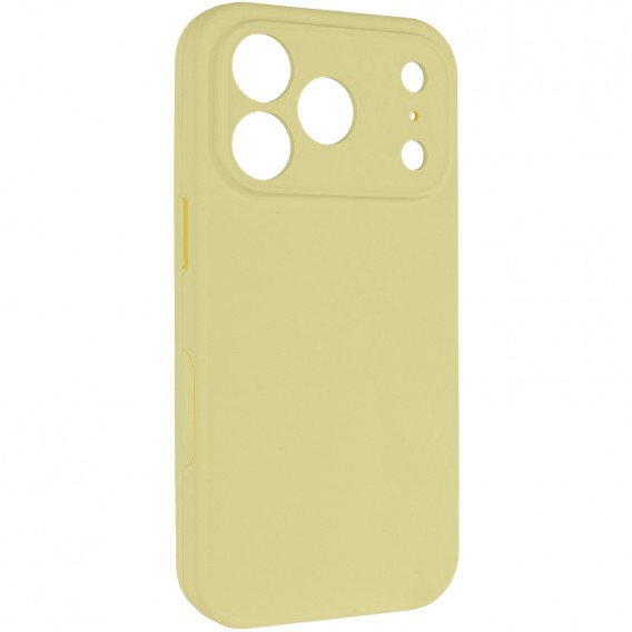 Чохол Silk Full Camera Protective (AA) NO LOGO для Apple iPhone 17 Pro (6.3") Жовтий / Mellow Yellow