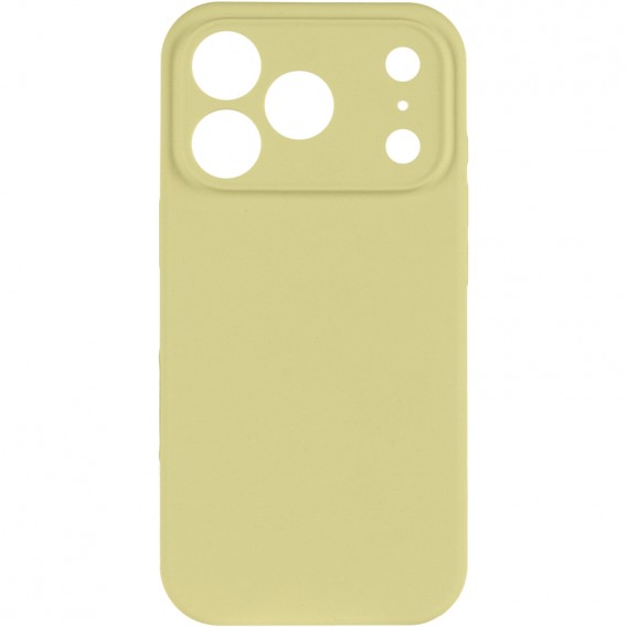 Чохол Silk Full Camera Protective (AA) NO LOGO для Apple iPhone 17 Pro (6.3") Жовтий / Mellow Yellow