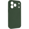 Чехол Silk Full Camera Protective (AA) NO LOGO для Apple iPhone 17 Pro (6.3") Зеленый / Cyprus Green