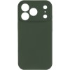Чехол Silk Full Camera Protective (AA) NO LOGO для Apple iPhone 17 Pro (6.3") Зеленый / Cyprus Green