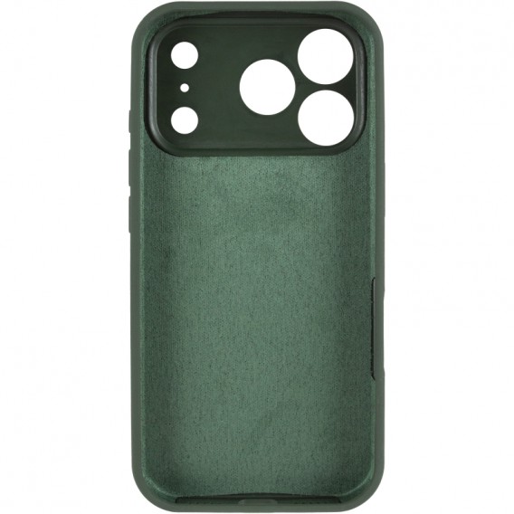 Чехол Silk Full Camera Protective (AA) NO LOGO для Apple iPhone 17 Pro (6.3") Зеленый / Cyprus Green Чехол Silk Full Camera Protective (AA) NO LOGO для Apple iPhone 17 Pro (6.3") Зеленый / Cyprus Green