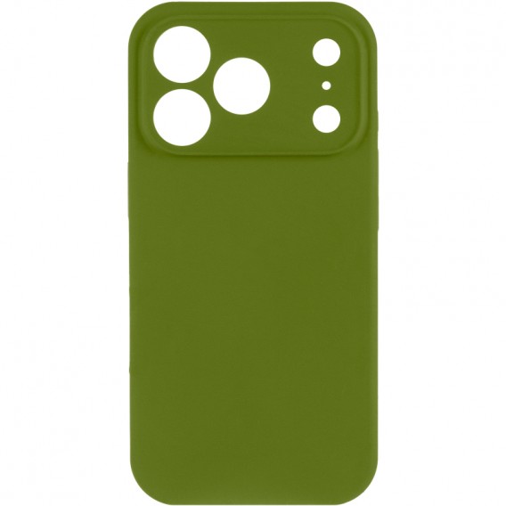 Чохол Silk Full Camera Protective (AA) NO LOGO для Apple iPhone 17 Pro (6.3") Зелений / Dark Olive Чохол Silk Full Camera Protective (AA) NO LOGO для Apple iPhone 17 Pro (6.3") Зелений / Dark Olive