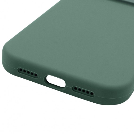 Чохол Silk Full Camera Protective (AA) NO LOGO для Apple iPhone 17 Pro (6.3") Зелений / Pine green Чохол Silk Full Camera Protective (AA) NO LOGO для Apple iPhone 17 Pro (6.3") Зелений / Pine green