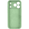 Чохол Silk Full Camera Protective (AA) NO LOGO для Apple iPhone 17 Pro (6.3") Зелений / Pistachio