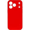 Чохол Silk Full Camera Protective (AA) NO LOGO для Apple iPhone 17 Pro (6.3") Червоний / Red