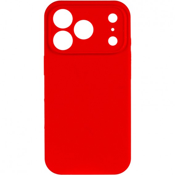 Чохол Silk Full Camera Protective (AA) NO LOGO для Apple iPhone 17 Pro (6.3") Червоний / Red