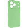 Чохол Silk Full Camera Protective (AA) NO LOGO для Apple iPhone 17 Pro (6.3") М'ятний / Mint