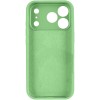 Чохол Silk Full Camera Protective (AA) NO LOGO для Apple iPhone 17 Pro (6.3") М'ятний / Mint