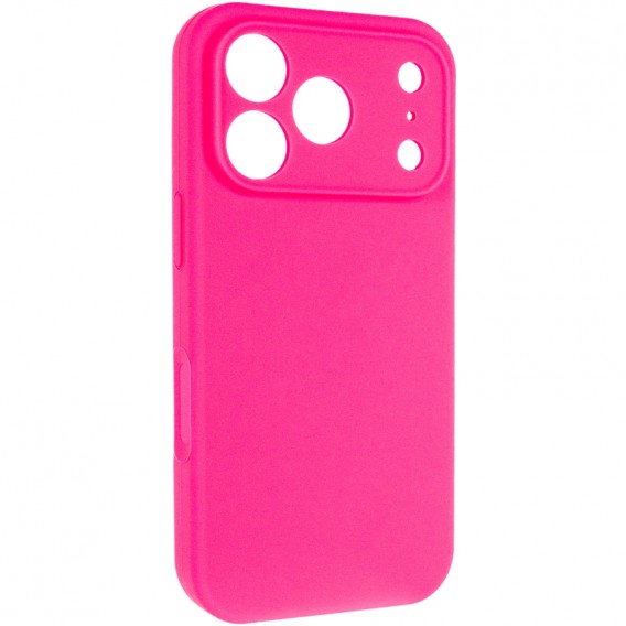 Чохол Silk Full Camera Protective (AA) NO LOGO для Apple iPhone 17 Pro (6.3") Рожевий / Barbie pink