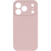 Чехол Silk Full Camera Protective (AA) NO LOGO для Apple iPhone 17 Pro (6.3") Розовый / Chalk Pink