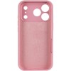 Чохол Silk Full Camera Protective (AA) NO LOGO для Apple iPhone 17 Pro (6.3") Рожевий / Light pink