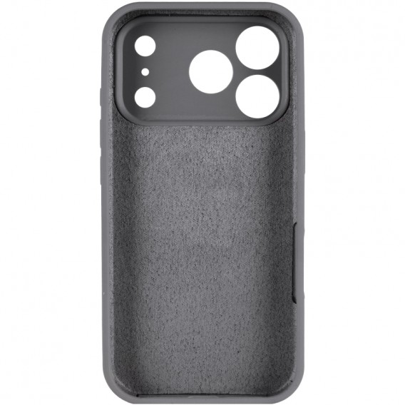 Чохол Silk Full Camera Protective (AA) NO LOGO для Apple iPhone 17 Pro (6.3") Сірий / Dark Gray