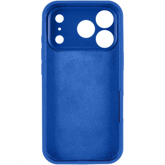 Чохол Silk Full Camera Protective (AA) NO LOGO для Apple iPhone 17 Pro (6.3") Синій / Capri Blue Чохол Silk Full Camera Protective (AA) NO LOGO для Apple iPhone 17 Pro (6.3") Синій / Capri Blue