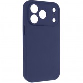 Чехол для iPhone 18 Pro / iPhone 17 Pro Silk Full Camera Protective (AA) NO LOGO (6.3") Синий / Deep navy