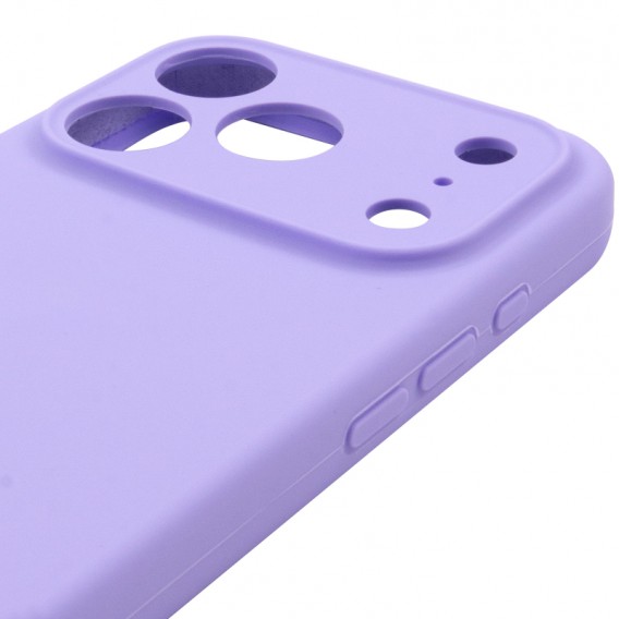 Чохол Silk Full Camera Protective (AA) NO LOGO для Apple iPhone 17 Pro (6.3") Бузковий / Dasheen