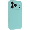 Чохол Silk Full Camera Protective (AA) NO LOGO для Apple iPhone 17 Pro Max (6.9") Бірюзовий / Marine Green