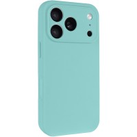Силиконовый чехол для iPhone 18 Pro Max / 17 Pro Max Silk Full Camera Protective, Силикон, бирюзовый / Marine Green