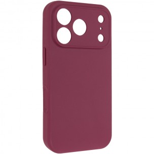 Чохол Silk Full Camera Protective (AA) NO LOGO для Apple iPhone 17 Pro Max (6.9") Бордовий / Plum