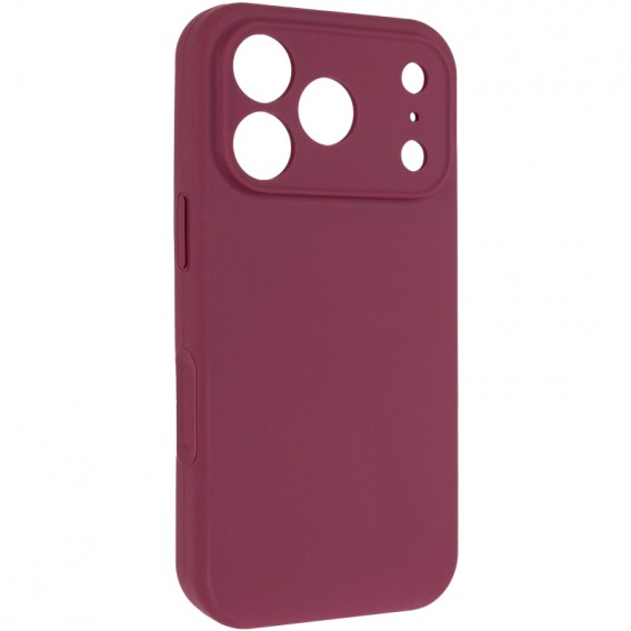 Чехол Silk Full Camera Protective (AA) NO LOGO для Apple iPhone 17 Pro Max (6.9") Бордовый / Plum