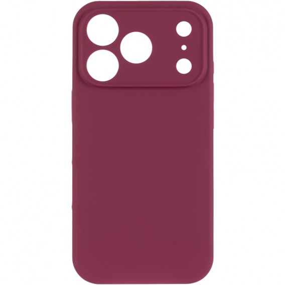 Чехол Silk Full Camera Protective (AA) NO LOGO для Apple iPhone 17 Pro Max (6.9") Бордовый / Plum Чехол Silk Full Camera Protective (AA) NO LOGO для Apple iPhone 17 Pro Max (6.9") Бордовый / Plum