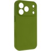 Чохол Silk Full Camera Protective (AA) NO LOGO для Apple iPhone 17 Pro Max (6.9") Зелений / Dark Olive