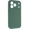 Чохол Silk Full Camera Protective (AA) NO LOGO для Apple iPhone 17 Pro Max (6.9") Зелений / Pine green