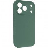 Силиконовый чехол для iPhone 18 Pro Max / 17 Pro Max Silk Full Camera Protective, силикон, зеленый / Pine Green