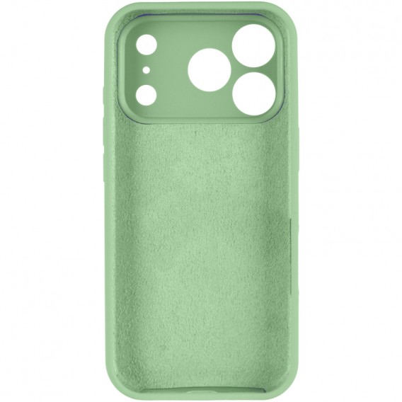Чехол Silk Full Camera Protective (AA) NO LOGO для Apple iPhone 17 Pro Max (6.9") Зеленый / Pistachio Чехол Silk Full Camera Protective (AA) NO LOGO для Apple iPhone 17 Pro Max (6.9") Зеленый / Pistachio