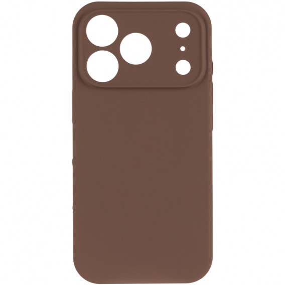 Чехол Silk Full Camera Protective (AA) NO LOGO для Apple iPhone 17 Pro Max (6.9") Коричневый / Brown Чехол Silk Full Camera Protective (AA) NO LOGO для Apple iPhone 17 Pro Max (6.9") Коричневый / Brown