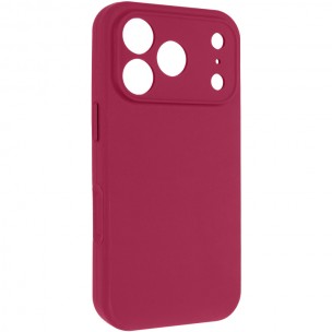 Чохол Silk Full Camera Protective (AA) NO LOGO для Apple iPhone 17 Pro Max (6.9") Червоний / Rose Red