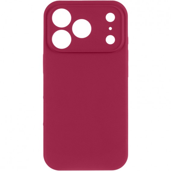 Чехол Silk Full Camera Protective (AA) NO LOGO для Apple iPhone 17 Pro Max (6.9") Красный / Rose Red Чехол Silk Full Camera Protective (AA) NO LOGO для Apple iPhone 17 Pro Max (6.9") Красный / Rose Red