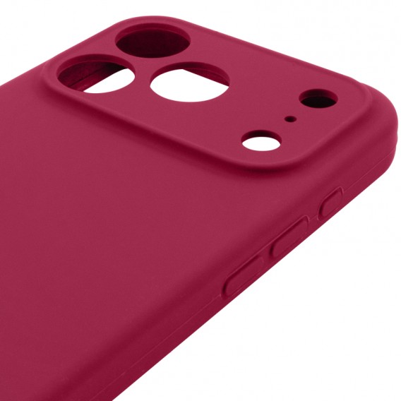 Чехол Silk Full Camera Protective (AA) NO LOGO для Apple iPhone 17 Pro Max (6.9") Красный / Rose Red Чехол Silk Full Camera Protective (AA) NO LOGO для Apple iPhone 17 Pro Max (6.9") Красный / Rose Red