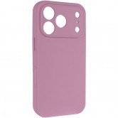 Силиконовый чехол для iPhone 18 Pro Max / 17 Pro Max Silk Full Camera Protective, силикон, лиловый / Lilac Pride