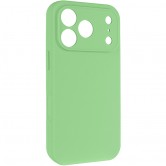Силиконовый чехол для iPhone 18 Pro Max / 17 Pro Max Silk Full Camera Protective, силикон, мятный / Mint