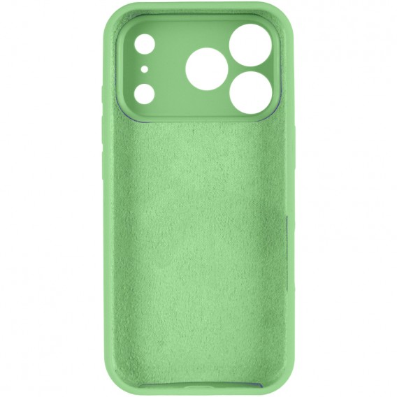 Чехол Silk Full Camera Protective (AA) NO LOGO для Apple iPhone 17 Pro Max (6.9") Мятный / Mint Чехол Silk Full Camera Protective (AA) NO LOGO для Apple iPhone 17 Pro Max (6.9") Мятный / Mint