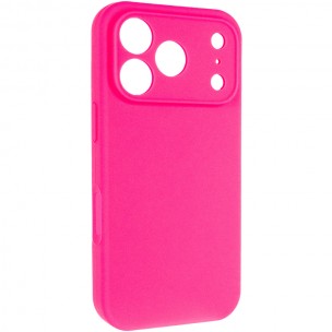 Чехол Silk Full Camera Protective (AA) NO LOGO для Apple iPhone 17 Pro Max (6.9") Розовый / Barbie pink
