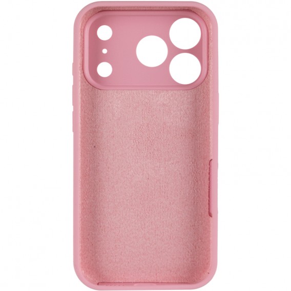 Чохол Silk Full Camera Protective (AA) NO LOGO для Apple iPhone 17 Pro Max (6.9") Рожевий / Light pink Чохол Silk Full Camera Protective (AA) NO LOGO для Apple iPhone 17 Pro Max (6.9") Рожевий / Light pink