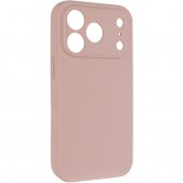 Силиконовый чехол для iPhone 18 Pro Max / 17 Pro Max Silk Full Camera Protective, силикон, розовый / Pink Sand