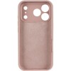 Чохол Silk Full Camera Protective (AA) NO LOGO для Apple iPhone 17 Pro Max (6.9") Рожевий / Pink Sand