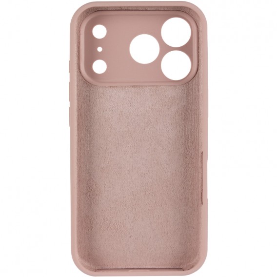 Чохол Silk Full Camera Protective (AA) NO LOGO для Apple iPhone 17 Pro Max (6.9") Рожевий / Pink Sand Чохол Silk Full Camera Protective (AA) NO LOGO для Apple iPhone 17 Pro Max (6.9") Рожевий / Pink Sand