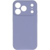 Чохол Silk Full Camera Protective (AA) NO LOGO для Apple iPhone 17 Pro Max (6.9") Сірий / Lavender Gray