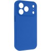 Чехол Silk Full Camera Protective (AA) NO LOGO для Apple iPhone 17 Pro Max (6.9") Синий / Capri Blue
