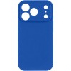 Чохол Silk Full Camera Protective (AA) NO LOGO для Apple iPhone 17 Pro Max (6.9") Синій / Capri Blue