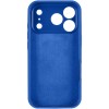 Чохол Silk Full Camera Protective (AA) NO LOGO для Apple iPhone 17 Pro Max (6.9") Синій / Capri Blue